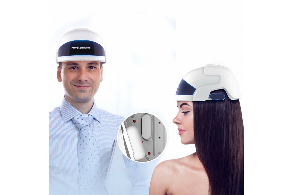 [Revolutionary hair growth black technology] LESCOLTON smart hair growth helmet D601: 105×142mm portable design, opening a new era of scientific hair growth!