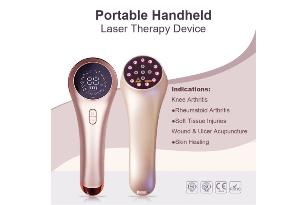 What is a portable handheld laser analgesia device?